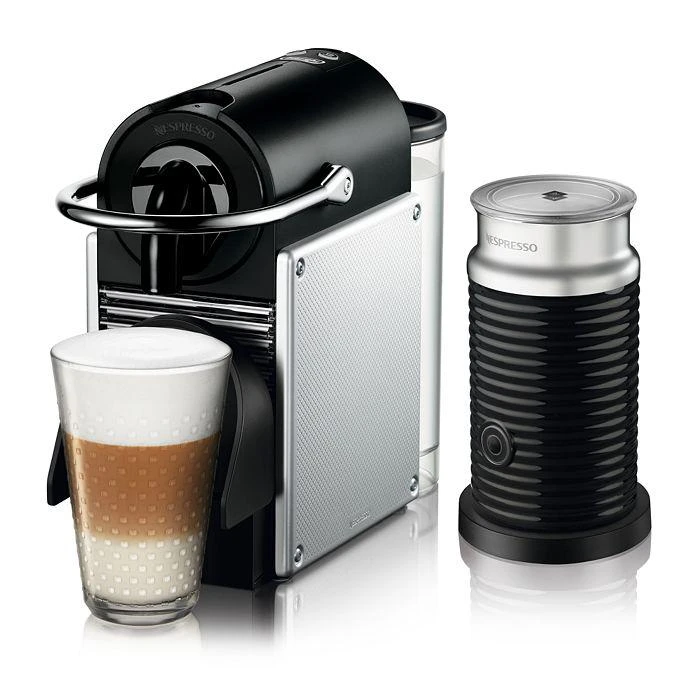 商品Nespresso|Pixie Espresso Machine by De'Longhi with Aeroccino Milk Frother,价格¥2083,第1张图片