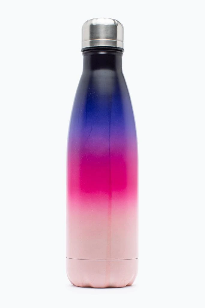 商品HYPE ACCESSORIES|HYPE BLACK PINK & PURPLE GRADIENT METAL WATER BOTTLE,价格¥166,第2张图片详细描述
