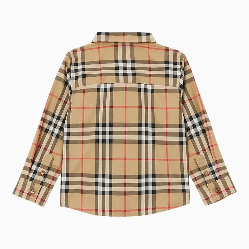 商品Burberry|儿童格纹奥普林衬衫,价格¥1687,第2张图片详细描述