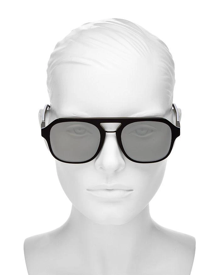 商品Fendi|  Brow Bar Square Sunglasses, 55mm,价格¥3203,第2张图片详细描述