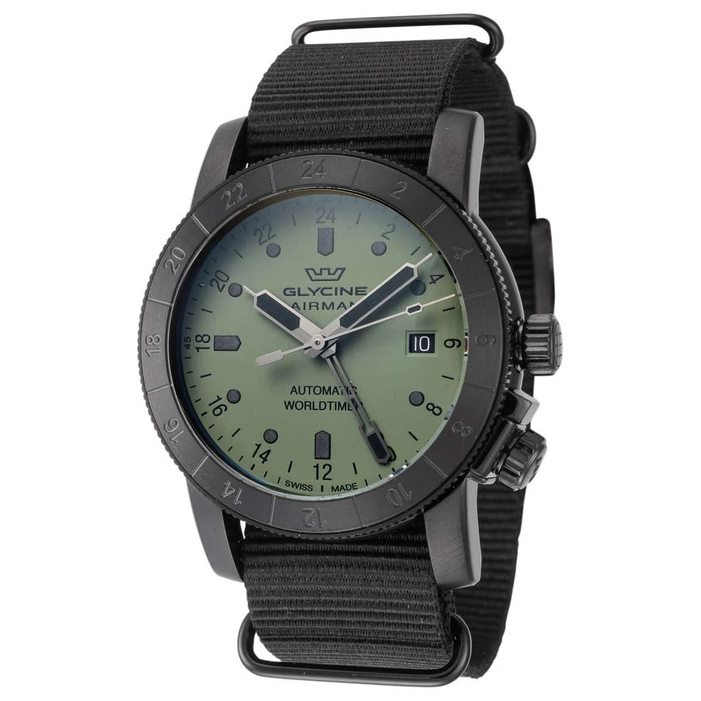 商品Glycine|Glycine Airman Men's Automatic Watch,价格¥3181,第1张图片