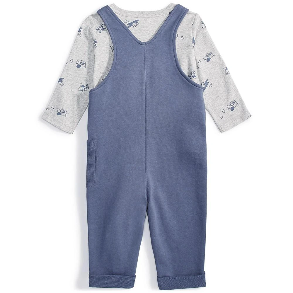商品First Impressions|Baby Boys Airplane Shirt and Overall, 2 Piece Set, Created for Macy's,价格¥133,第2张图片详细描述