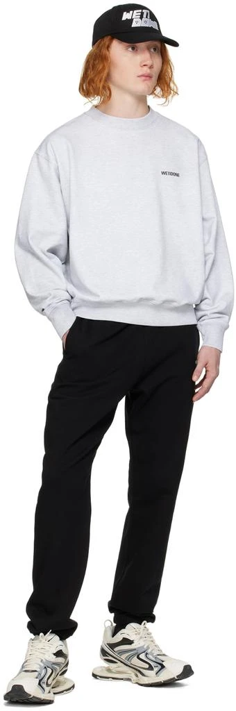 商品We11done|Gray Crewneck Sweatshirt,价格¥3098,第4张图片详细描述