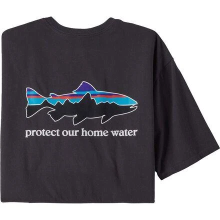 商品Patagonia|Home Water Trout Organic T-Shirt - Men's,价格¥372,第4张图片详细描述