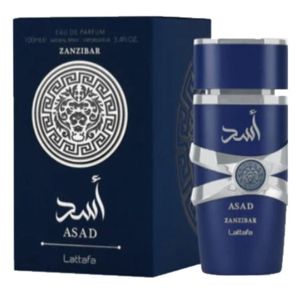 商品Lattafa|Asad Zanzibar Eau De Parfum  Men's Cologne 3.4 Oz,价格¥311,第1张图片
