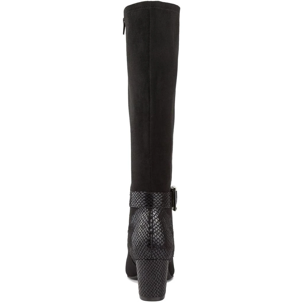 商品Karen Scott|Karen Scott Womens Isabell Faux Leather Tall Knee-High Boots,价格¥167,第4张图片详细描述