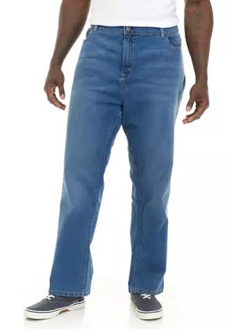 Big & Tall Straight Fit Denim Jeans商品第1张图片规格展示