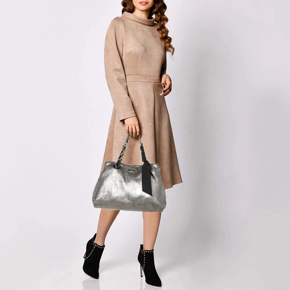 商品[二手商品] Kate Spade|Kate Spade Silver Leather Shoulder Bag,价格¥1533,第2张图片详细描述