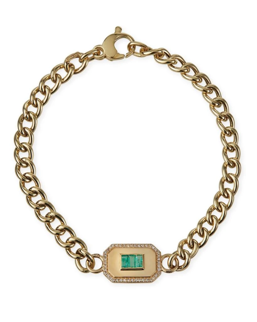 商品Kastel Jewelry|Champion Emerald Link Bracelet,价格¥26239,第1张图片