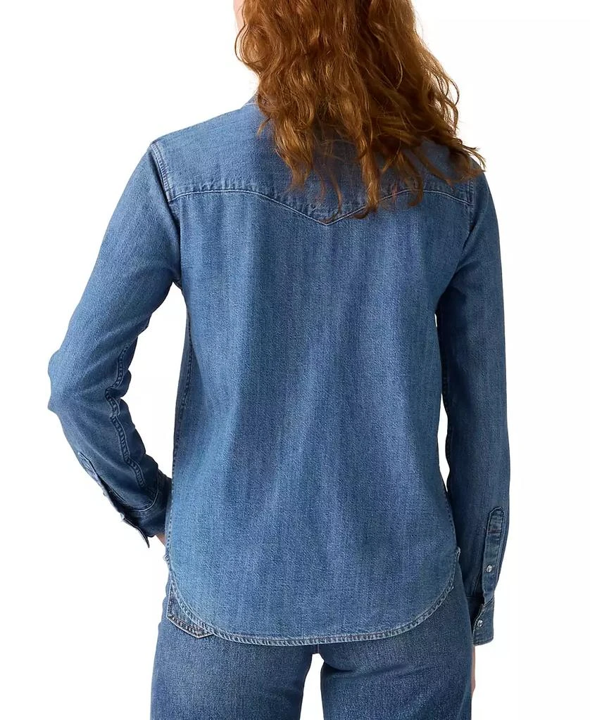 商品Levi's|Women's The Ultimate Western Cotton Denim Shirt,价格¥365,第3张图片详细描述