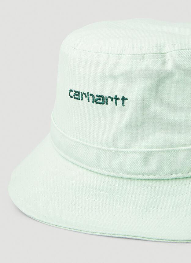 商品Carhartt|Script Logo Bucket Hat in Light Green,价格¥173,第7张图片详细描述