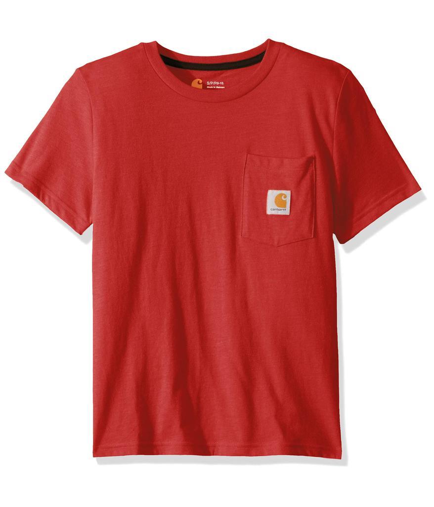 商品Carhartt|Boys' Short Sleeve Pocket Tee T-Shirt,价格¥88,第1张图片