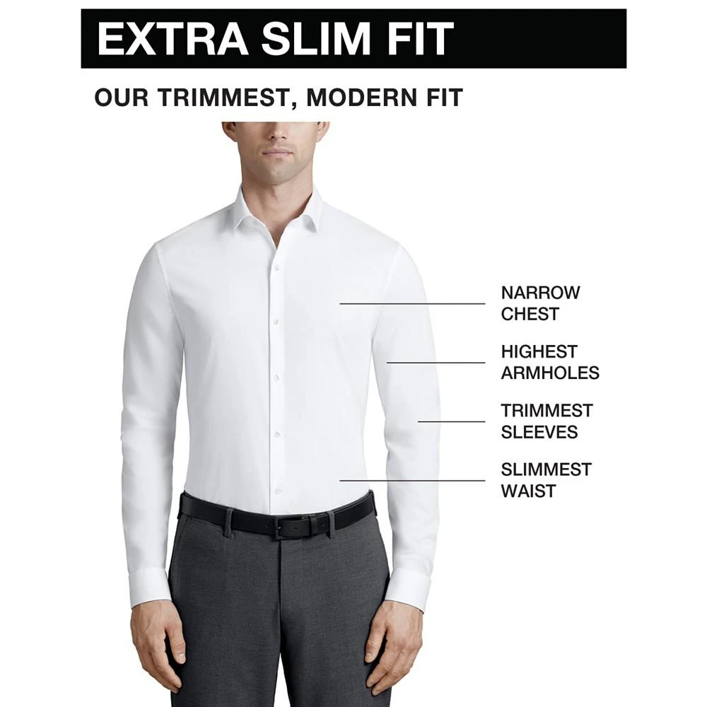 商品Calvin Klein|Men's Extra Slim Fit Stretch Dress Shirt,价格¥255,第2张图片详细描述