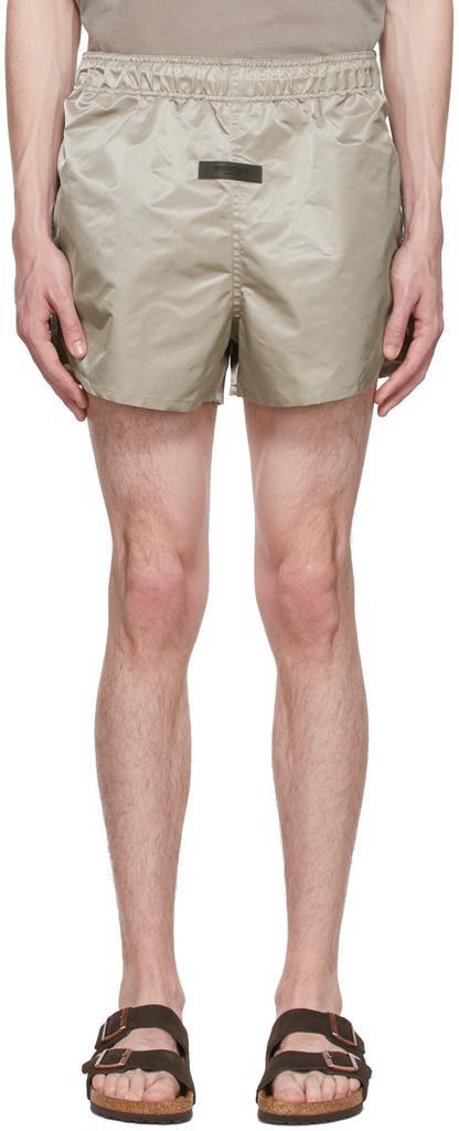 商品Essentials|Taupe Nylon Shorts,价格¥433,第1张图片