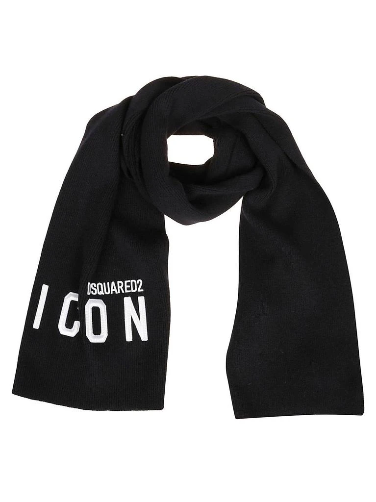 商品DSQUARED2|icon Wool Scarf,价格¥1934,第1张图片