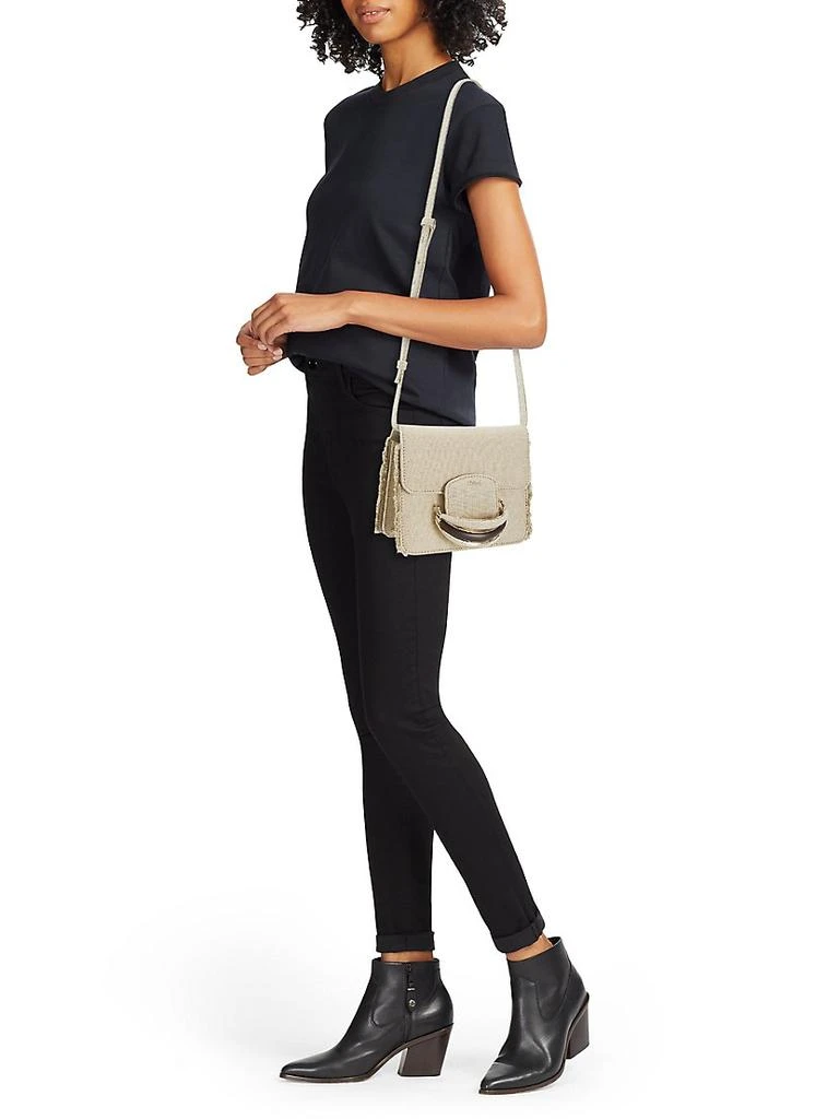 商品Chloé|Kattie Linen Canvas Crossbody Bag,价格¥6009,第2张图片详细描述