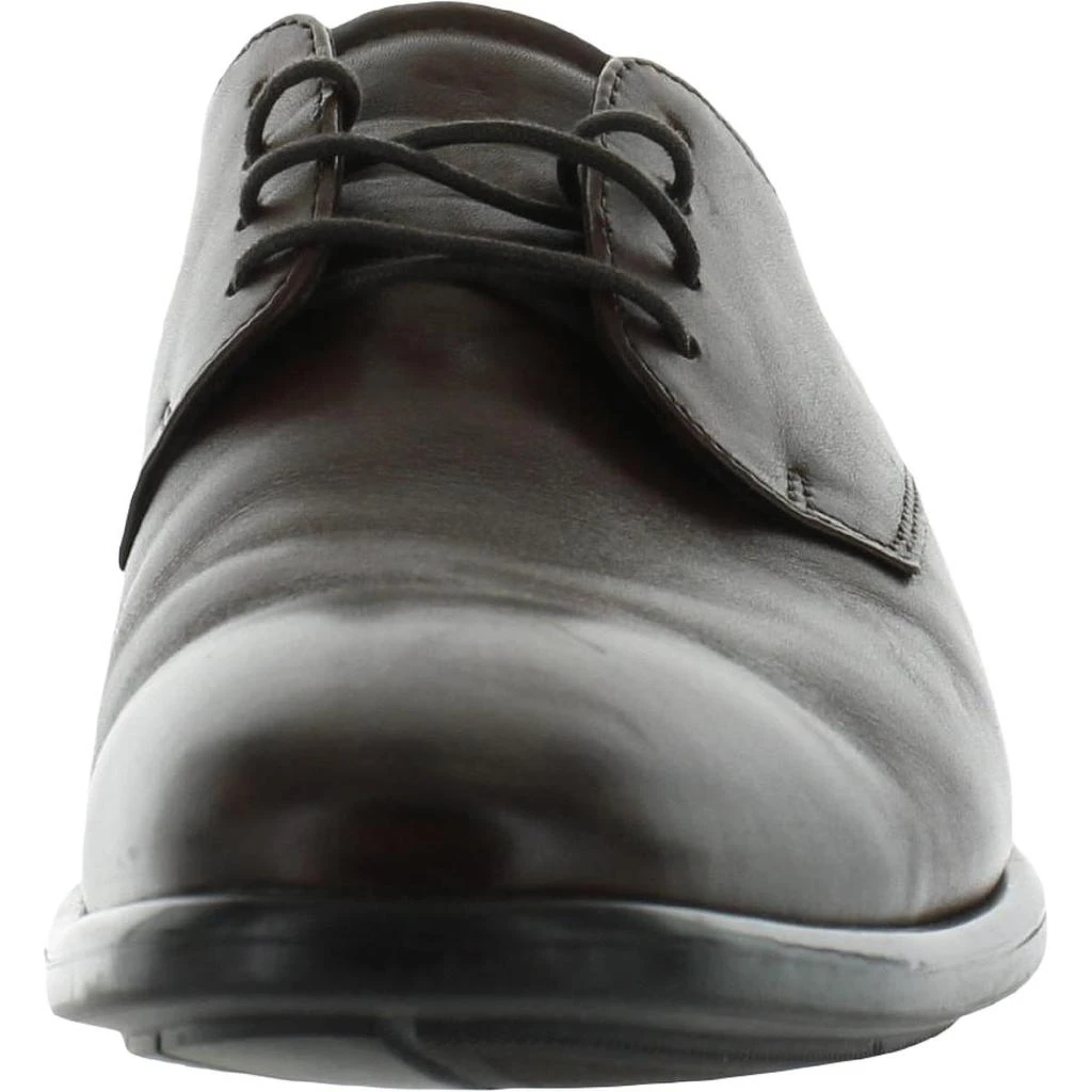 商品ECCO|Mens Leather Block Heel Oxfords,价格¥865,第3张图片详细描述