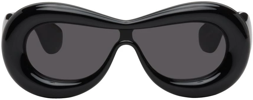 商品Loewe|Black Inflated Sunglasses,价格¥1714,第1张图片