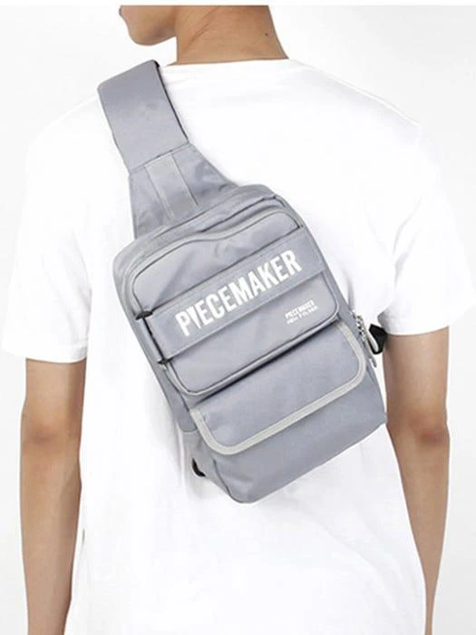 商品PIECEMAKER|New Folder Sling Bag_Light Grey,价格¥706,第1张图片