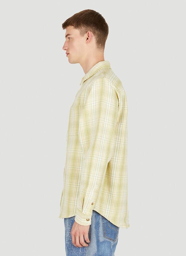 Beach Plaid Shirt in Green商品第3张图片规格展示