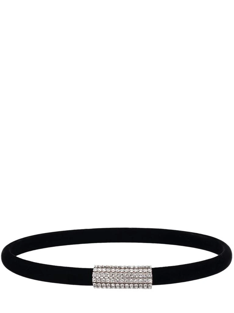 商品Yves Saint Laurent|Satin & Crystal Belt,价格¥4360,第1张图片