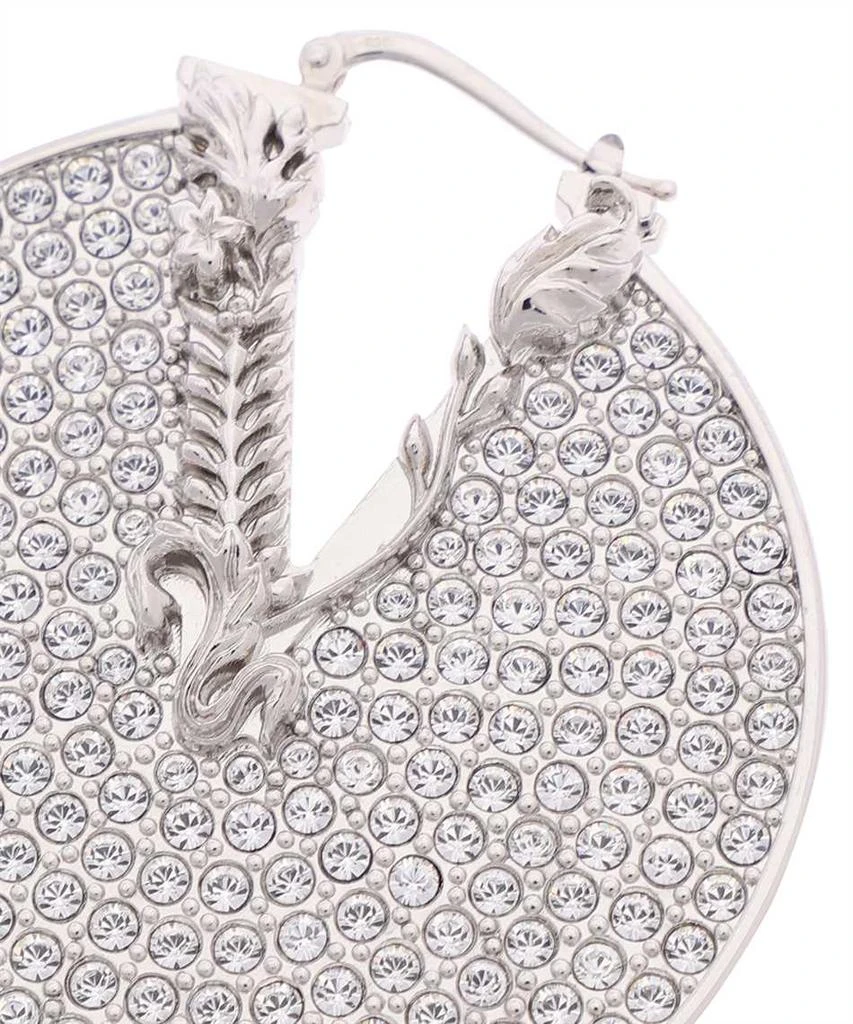 商品Versace|Versace crystal virtus hoop earrings,价格¥6723,第3张图片详细描述