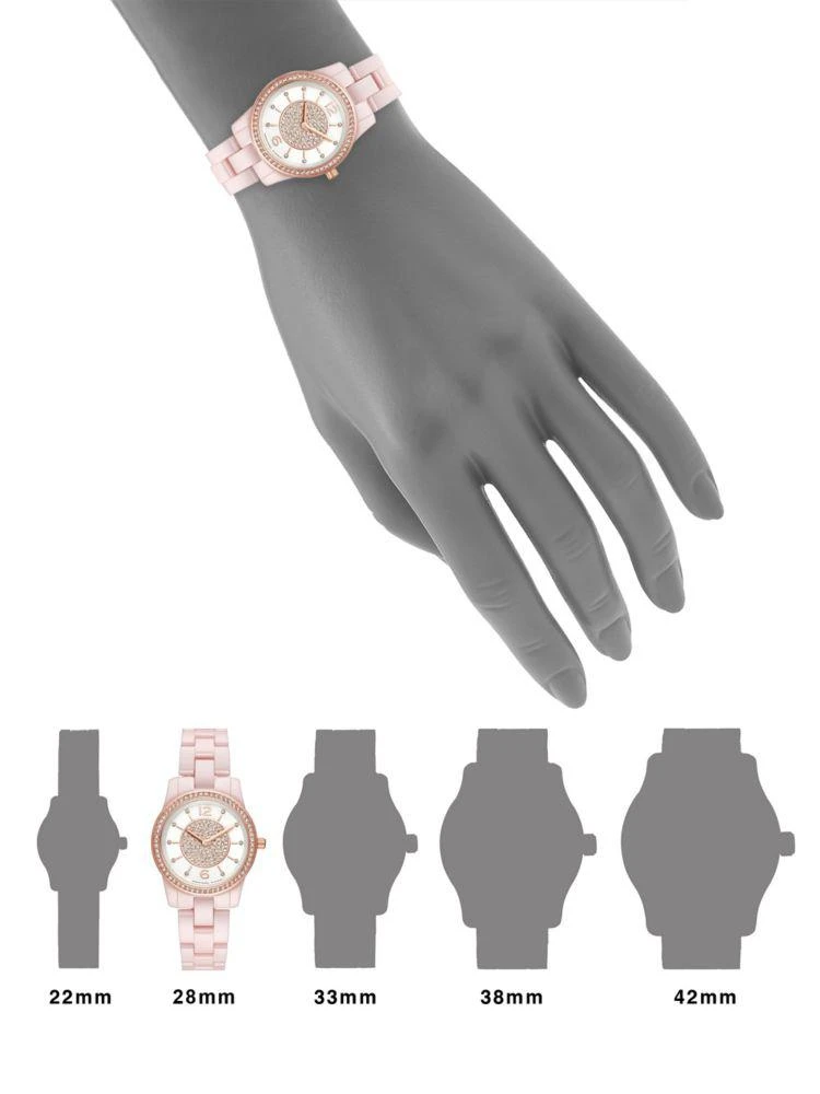 商品Michael Kors|Runway Two-Hand Ceramic Watch,价格¥1583,第2张图片详细描述