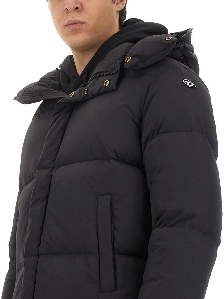 商品Diesel|Diesel W-Rolfys Hooded Padded Jacket,价格¥2886,第4张图片详细描述