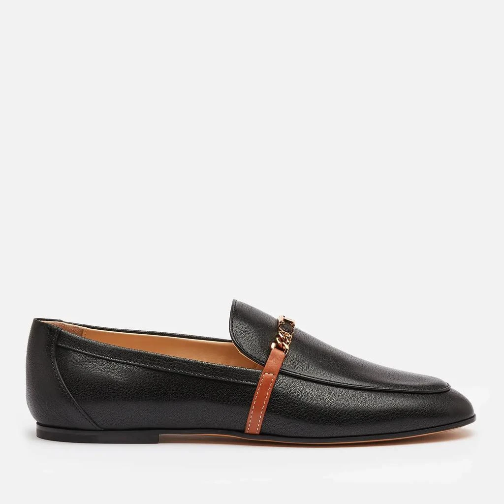 商品[国内直发] Tod's|【38码】Tod's Women's T Chain Leather Loafers - Black,价格¥2800,第1张图片