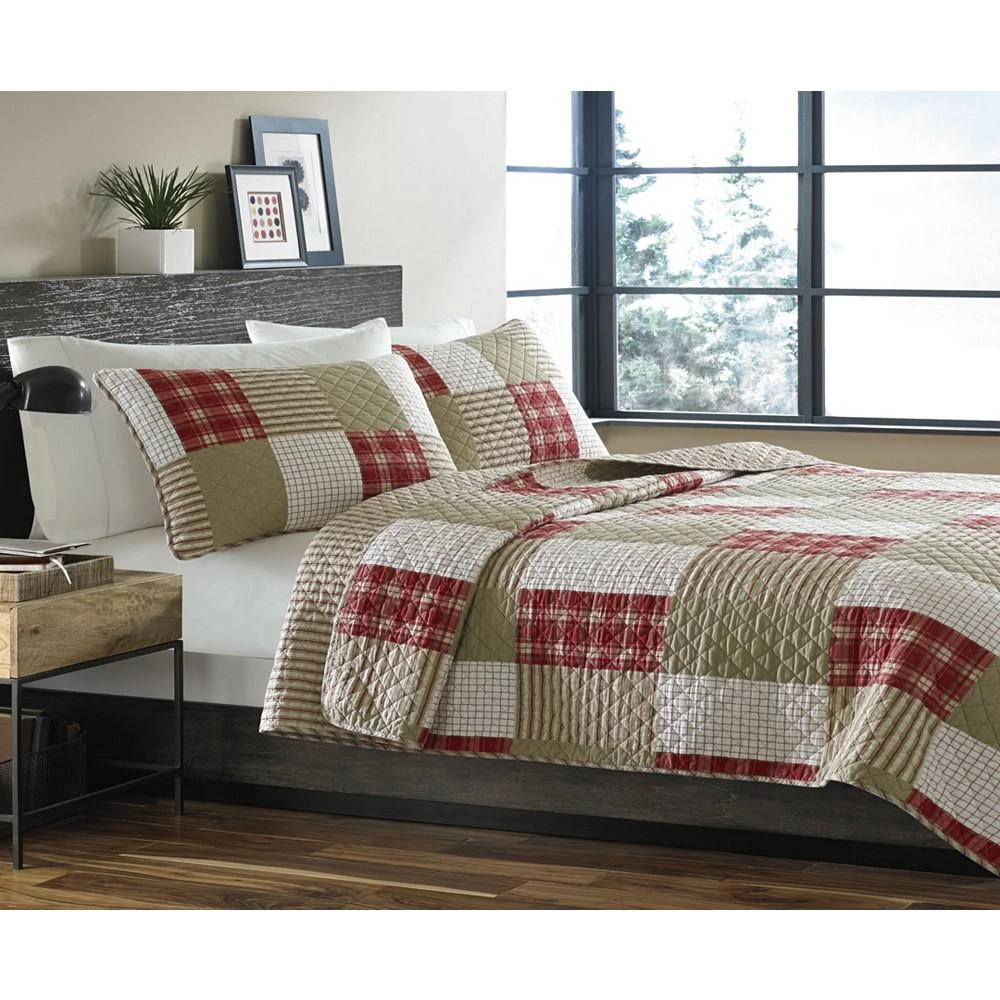 商品Eddie Bauer|Camano Island Plaid Quilt Set, King, 3 Piece,价格¥1307,第1张图片