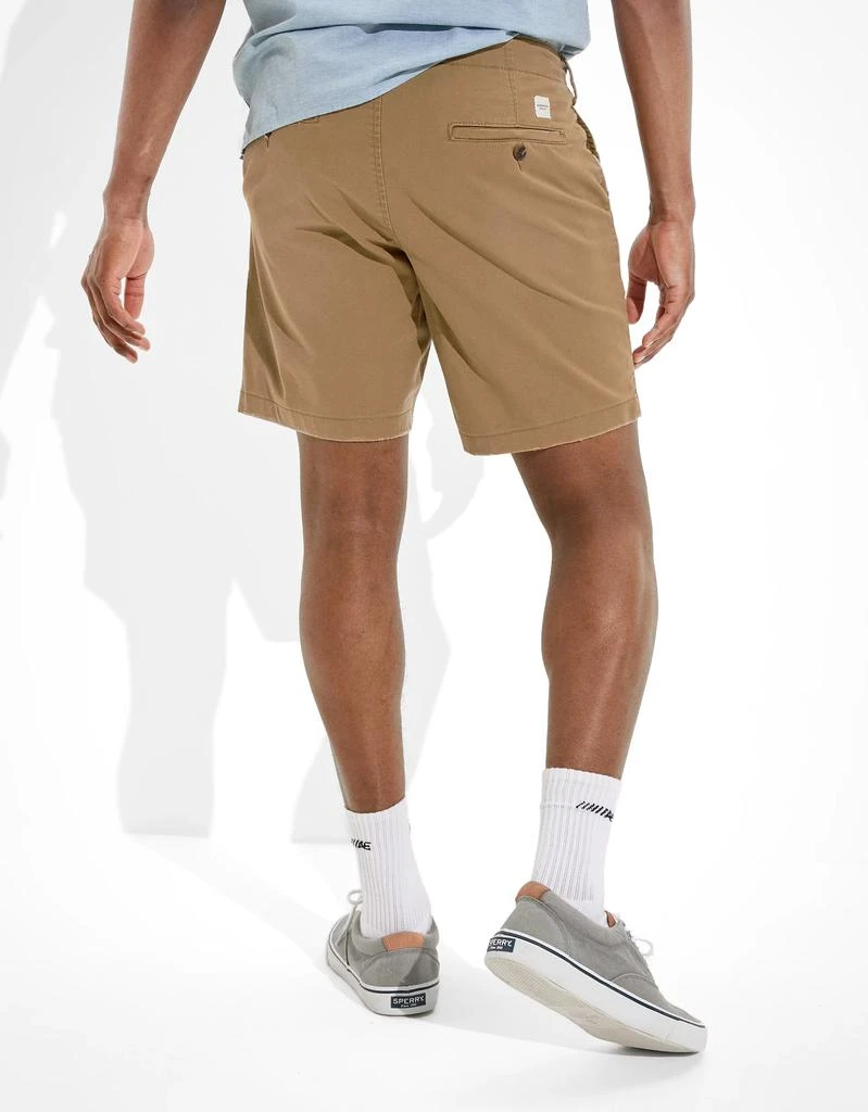 商品AE|AE Flex 9" Lived-In Khaki Short,价格¥203,第2张图片详细描述