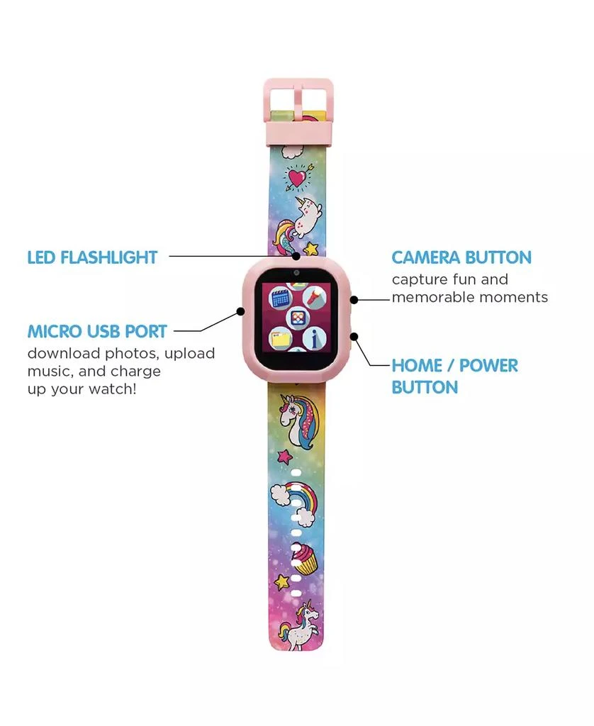 商品Playzoom|V3 Girls Pink and Blue Silicone Smartwatch 42mm Gift Set,价格¥225,第2张图片详细描述