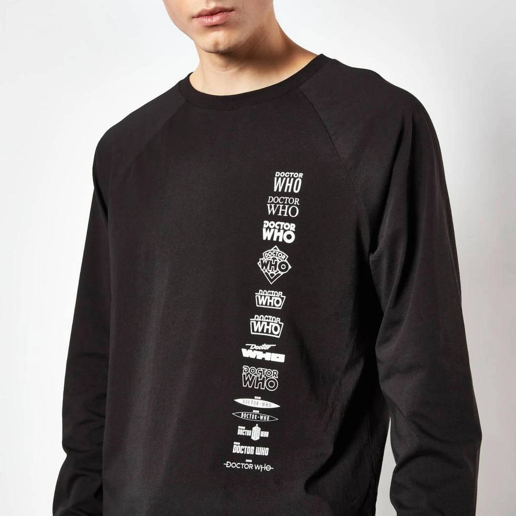 商品Doctor Who|Doctor Who Time Vortex US EXCLUSIVE Unisex Long Sleeve T-Shirt - Black,价格¥169,第3张图片详细描述