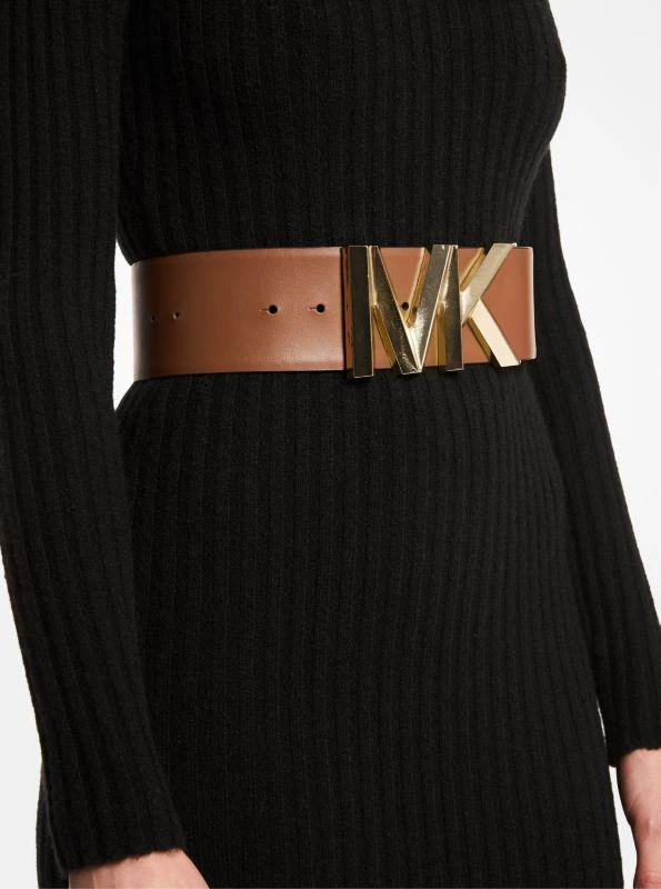 商品Michael Kors|Logo Leather Waist Belt,价格¥412,第2张图片详细描述