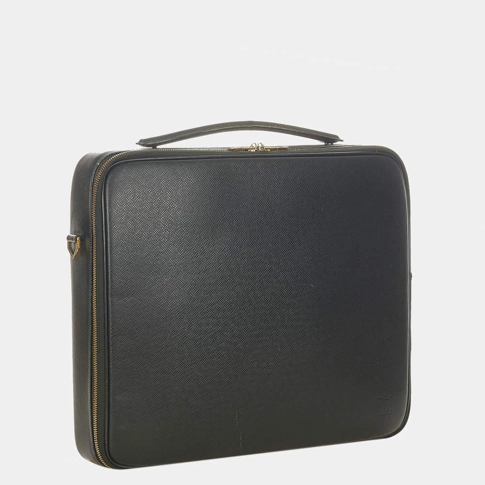 商品[二手商品] Louis Vuitton|Louis Vuitton Black Taiga Porte Ordinateur Odessa,价格¥8491,第2张图片详细描述