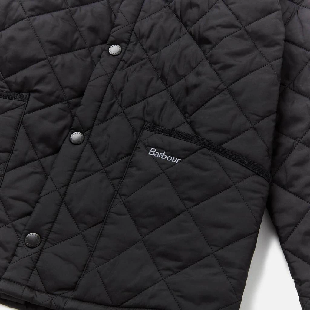 商品Barbour|Barbour Boys' Liddesdale Quilted Jacket - Black,价格¥337,第3张图片详细描述