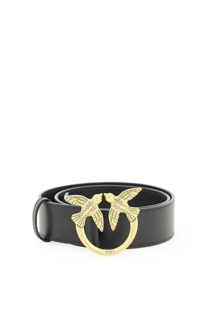 商品PINKO|Pinko Love Birds Leather Belt,价格¥414,第1张图片