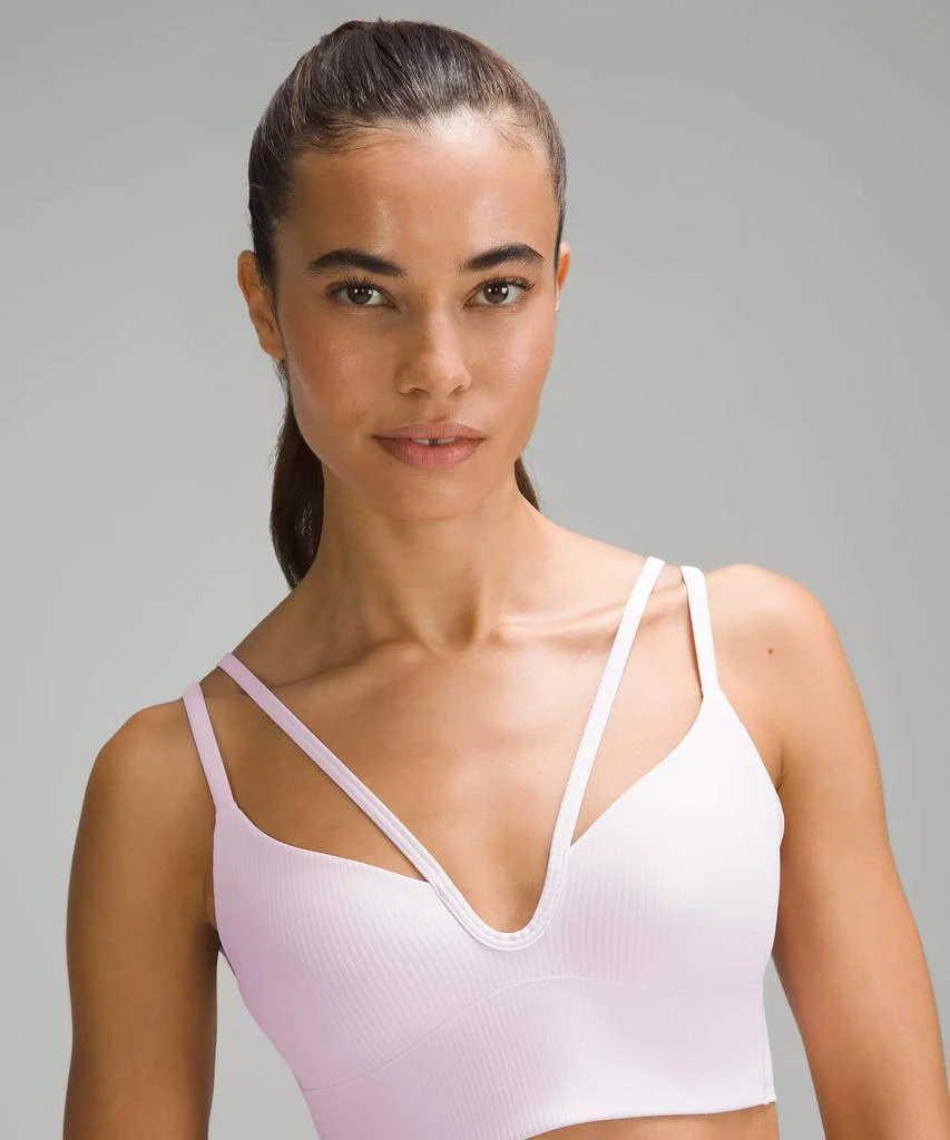 Like a Cloud Strappy Longline Ribbed Bra *Light Support, B/C Cup 商品