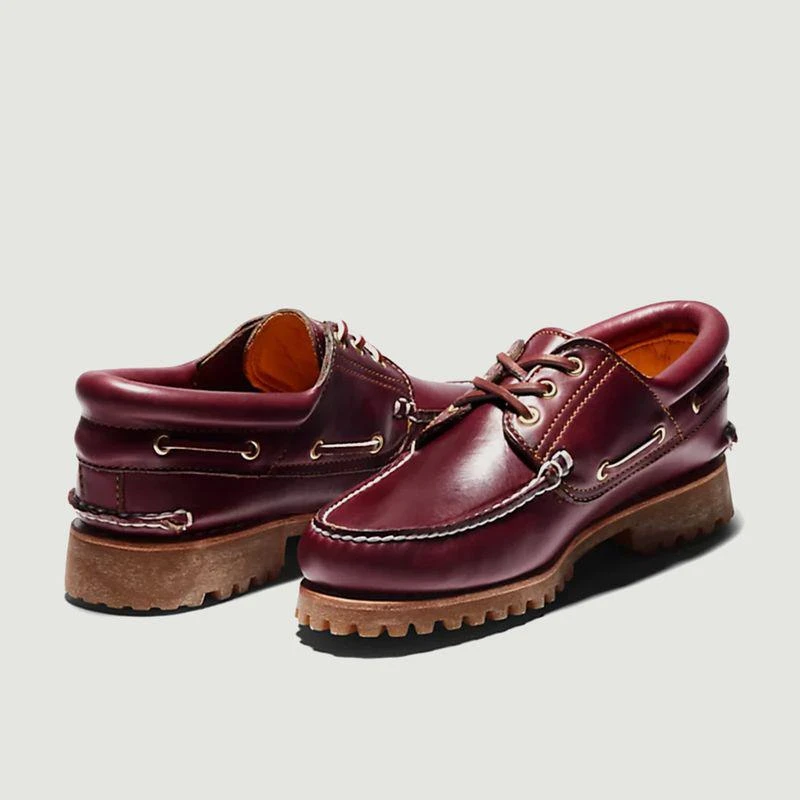 商品Timberland|Classic Boat Shoe BURGUNDY Timberland,价格¥1095,第3张图片详细描述