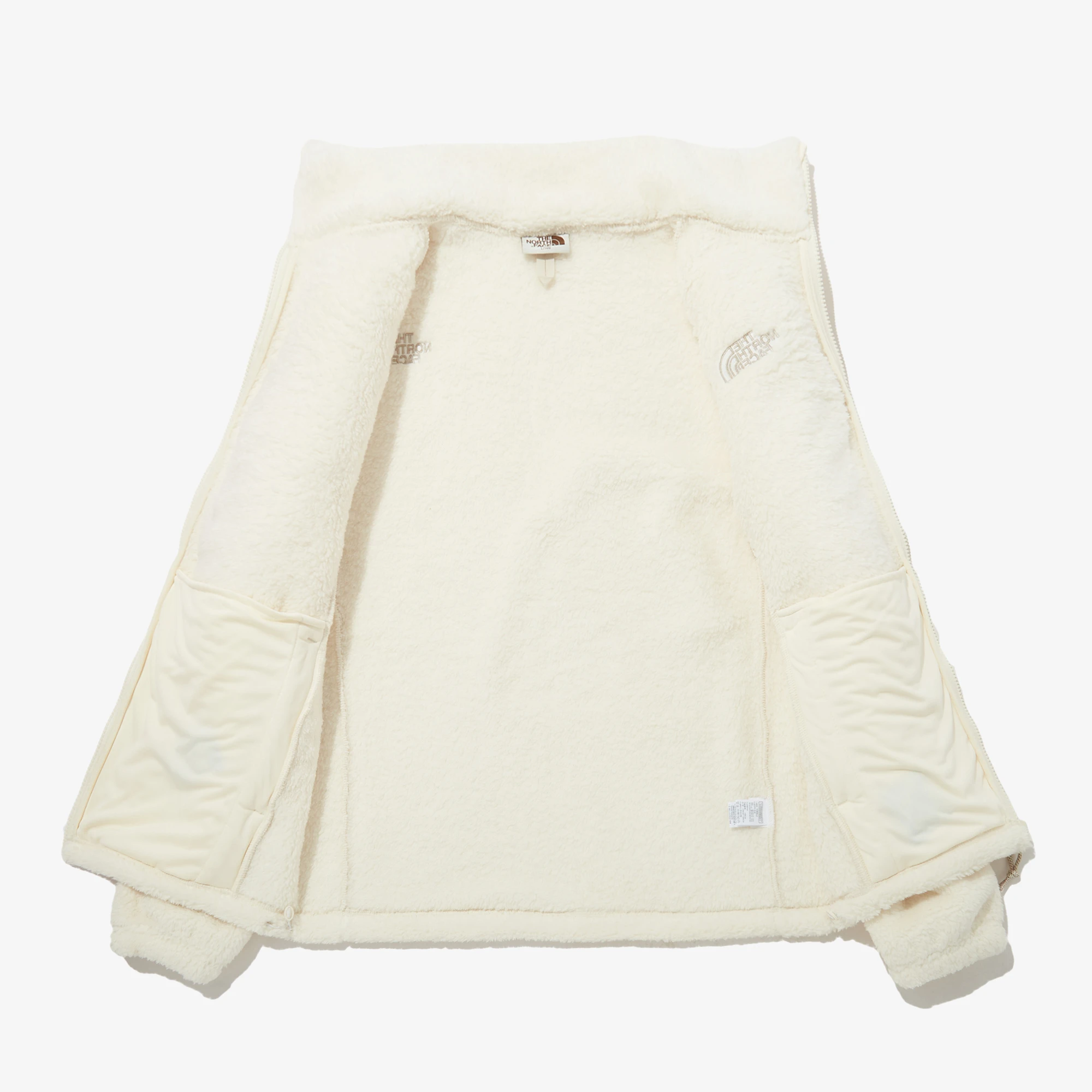 【Brilliant|北面特惠】北面舒适 Alpha 抓绒拉链 COMFY ALPHA FLEECE ZIP UP CREAM NJ4FP57K 商品