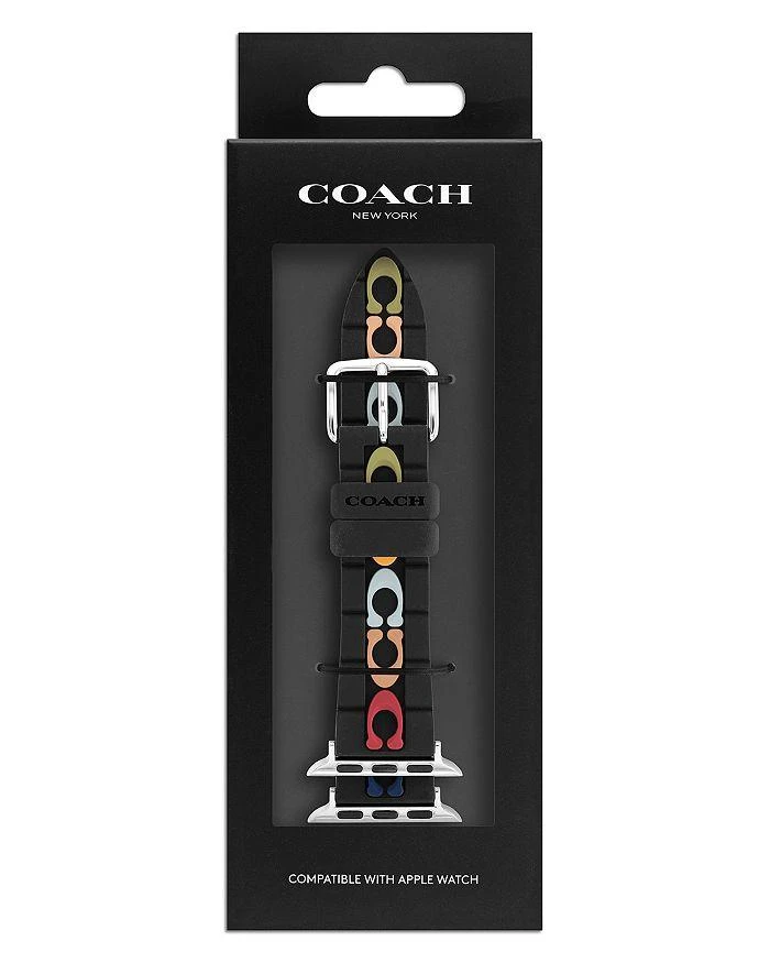 商品Coach|Apple Watch® Rubber Strap,价格¥705,第4张图片详细描述