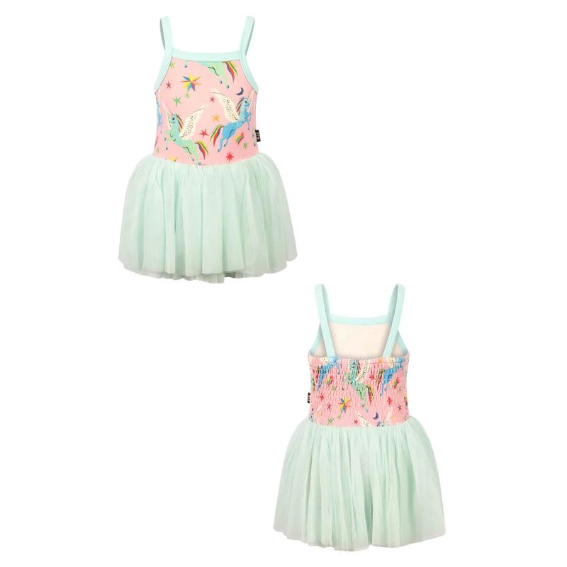 商品Rock Your Baby|Flying unicorns tutu dress in pink and mint green,价格¥783,第1张图片