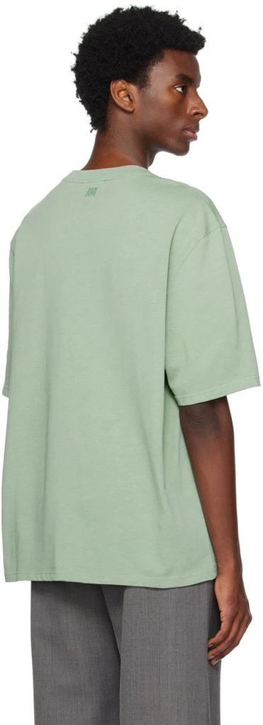商品AMI|SSENSE Exclusive Green Ami de Cœur T-Shirt,价格¥1733,第3张图片详细描述