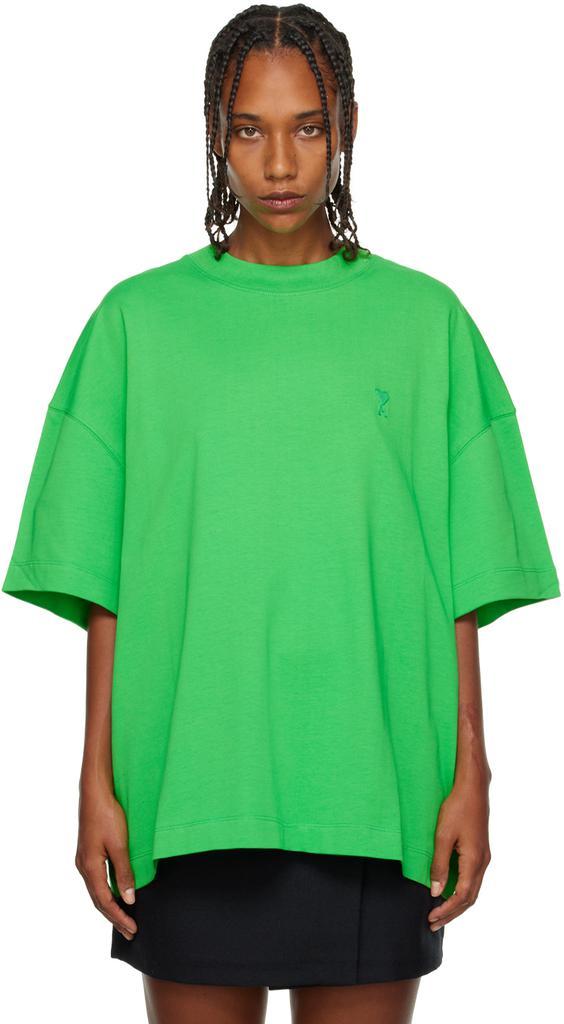 商品AMI|Green Ami De Cœur T-Shirt,价格¥1761,第1张图片