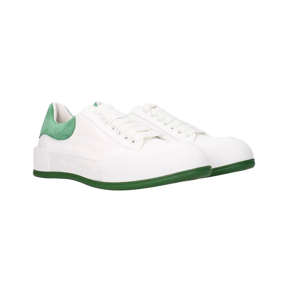 ALEXANDER MCQUEEN 白色 男士帆布鞋 654594-W4MV7-9354 商品