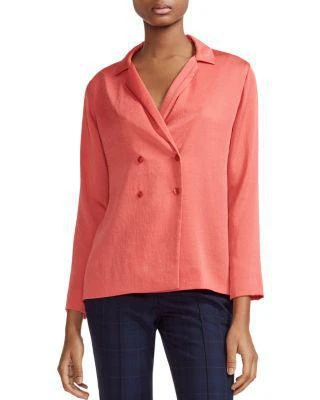 商品Maje|Calisson Double-Breasted Shirt,价格¥983,第1张图片