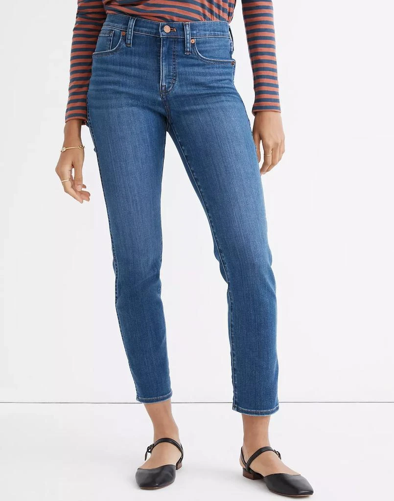 商品Petite Mid-Rise Stovepipe Jeans in Leman Wash: TENCEL|Denim Edition,价格¥320,第4张图片详细描述