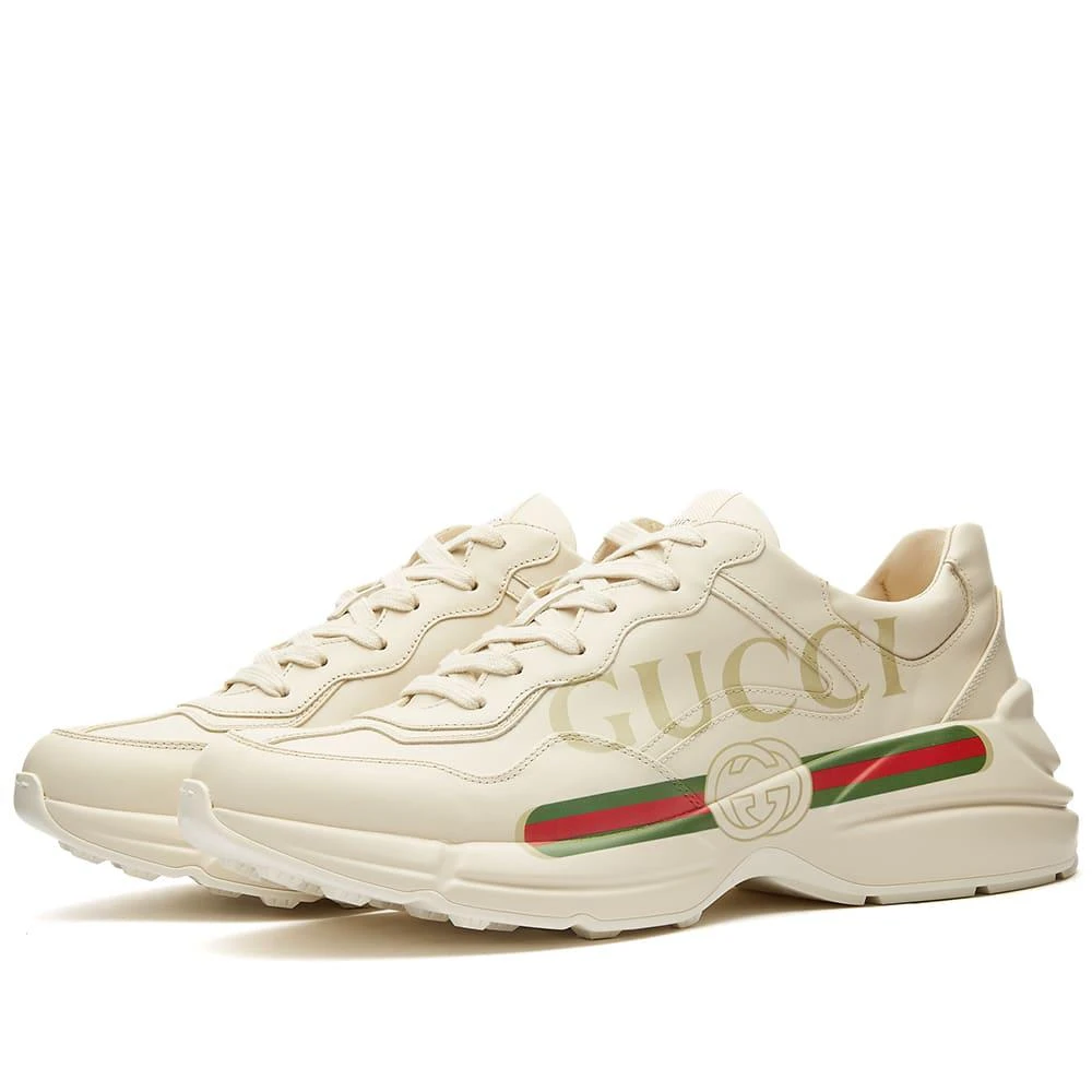 商品Gucci|Gucci Ryhton Gucci Print Sneaker,价格¥6139,第1张图片
