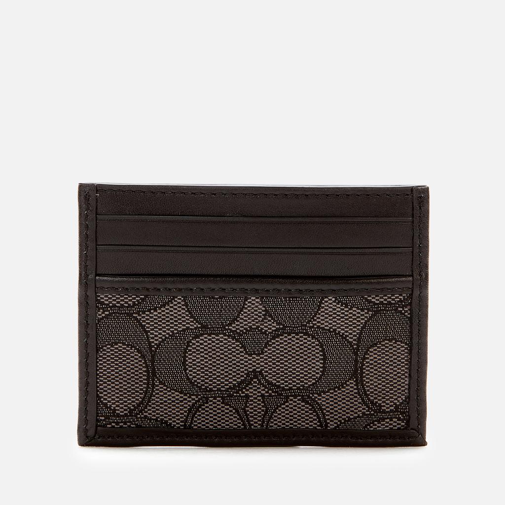 Coach Men's Signature Jacquard Card Case商品第1张图片规格展示