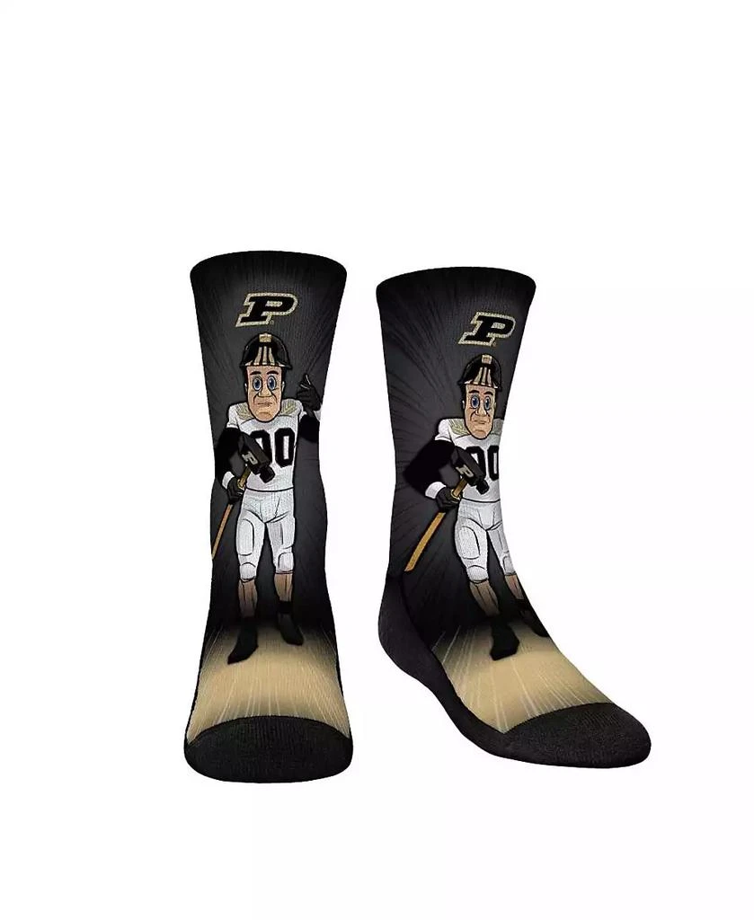 商品Rock 'Em|Youth Boys and Girls Socks Purdue Boilermakers Mascot Pump Up Crew Socks,价格¥135,第1张图片